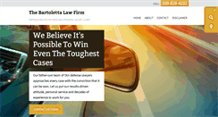 Desktop Screenshot of bartolettalaw.com